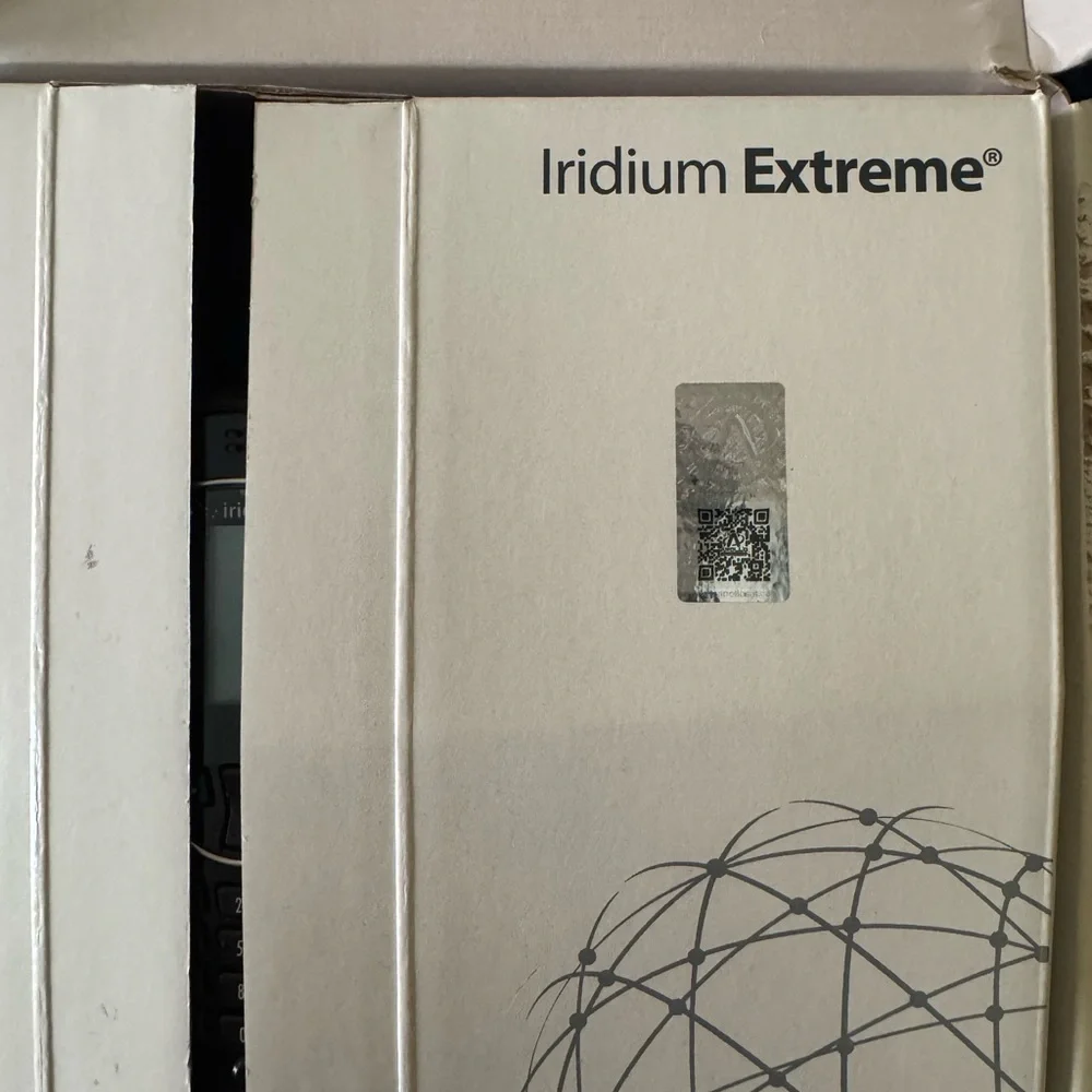 Iridium Extreme Black Satellite Phone.